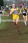 Lily Partridge (Surrey) leads Katie Brough (Cheshire) during the senior womens Inter Counties Cross Country, Cofton Park, Birmingham. Photo: David T. Hewitson/Sports for All Pics